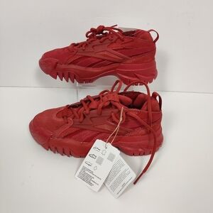 Reebok Women's Cardi B Club C V2 Red Sneaker Shoes Size 5 NEW Chunky